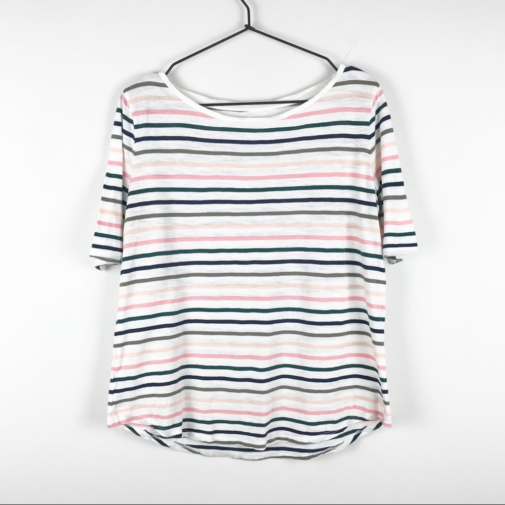 LOFT Striped Cotton Tee